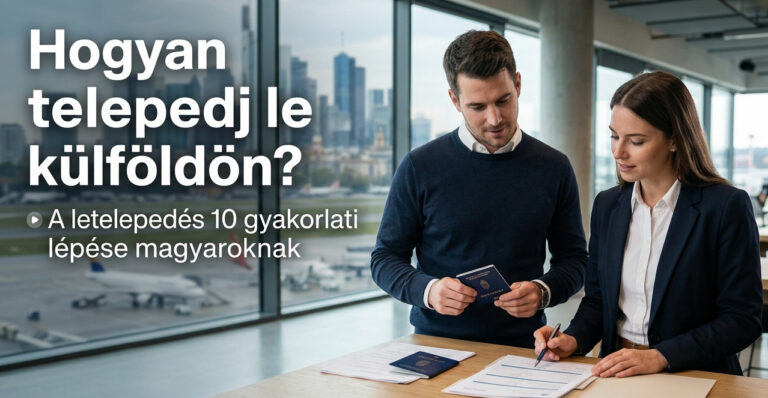 Hogyan telepedj le külföldön? – A letelepedés 10 gyakorlati lépése magyaroknak